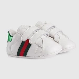AUTHENTIC GUCCI BABY ACE LEATHER SNEAKER 16